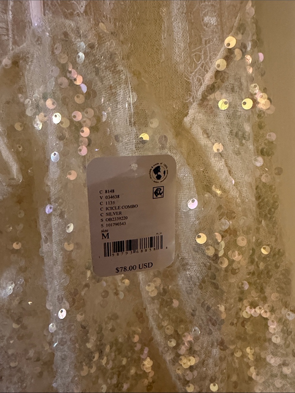 Free People Take Me Away Sequin and Lace Tank - Picture 9 of 11